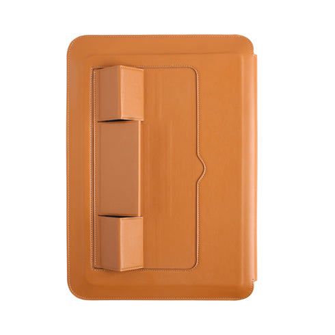 JCPal Ergo Multifunction Sleeve Stand for 13" MacBook / Laptop - Saddie Brown